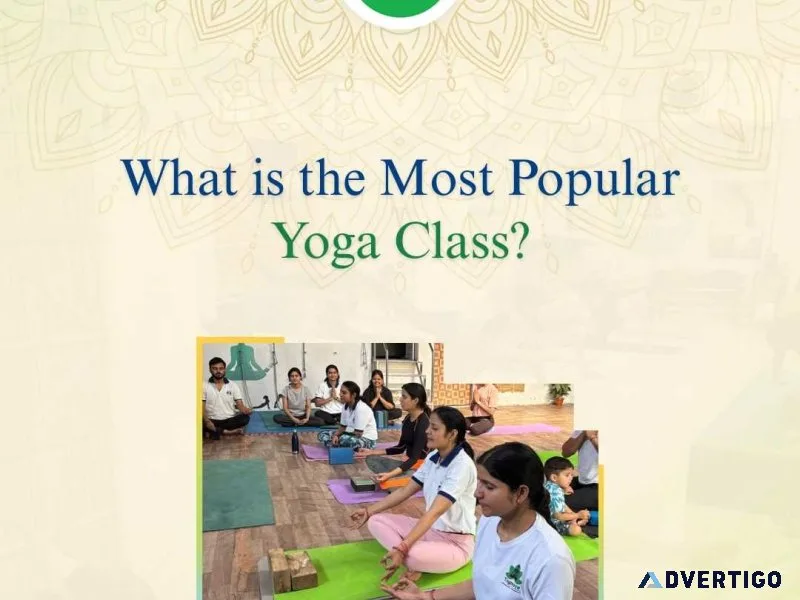 What is the most popular yoga class?