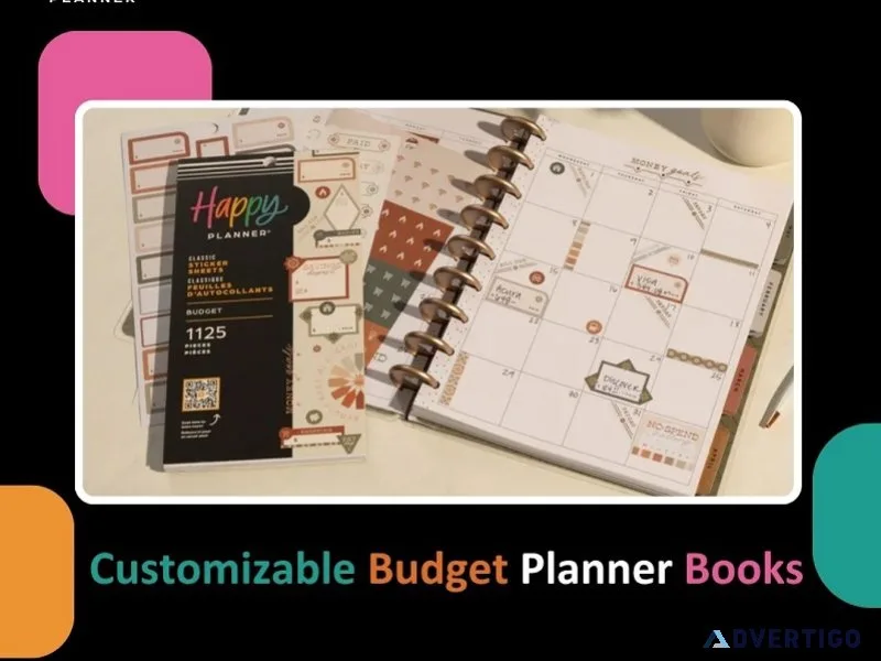 Get organized with a stylish budget planner