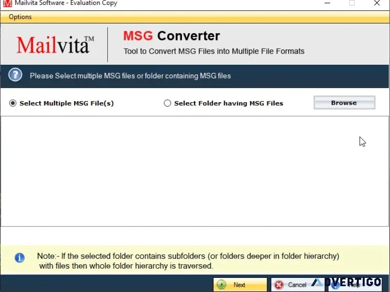 Easily migrate batch emails from msg files to various formats