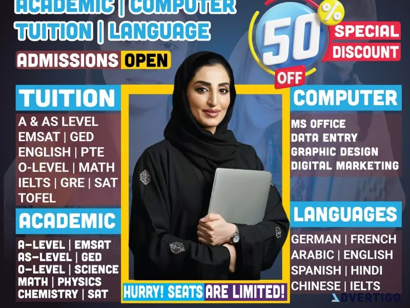Dream big, fly higher 50% off all courses call 0568723609