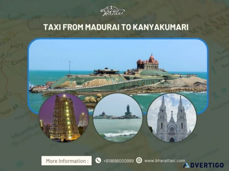 Madurai to kanyakumari taxi