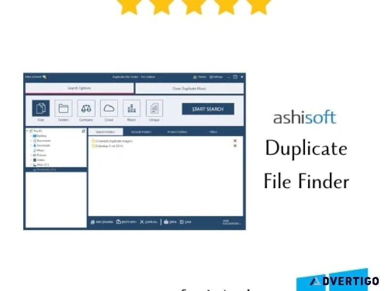 Find & remove duplicates with ashisoft s duplicate photo finder