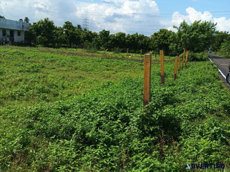 Dtcp and rera approved plots for sale at veppambattu