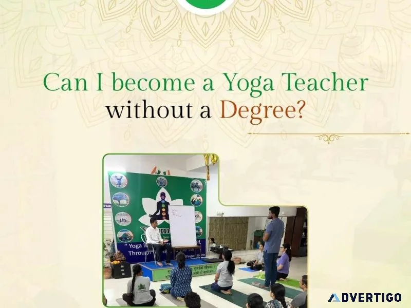 Can i become a yoga teacher without a degree?