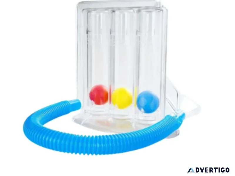 Lung exerciser for breathing therapy | gstc