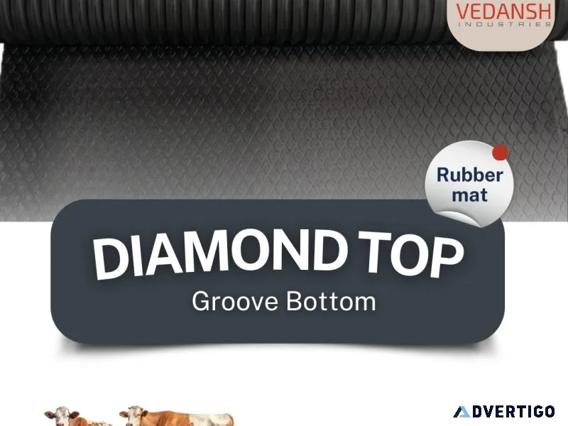 Animal mat – diamond top bottom groove