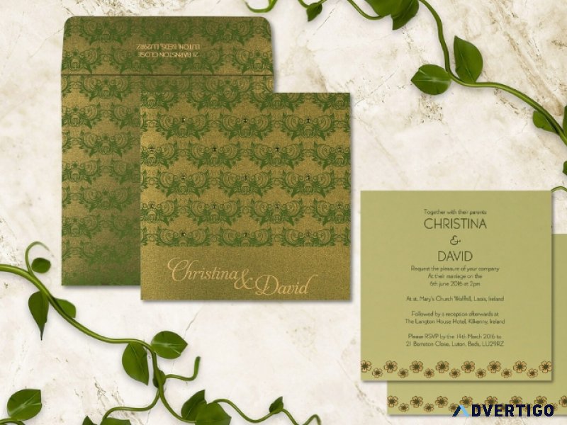 All in one wedding invitations | convenient and elegant designs