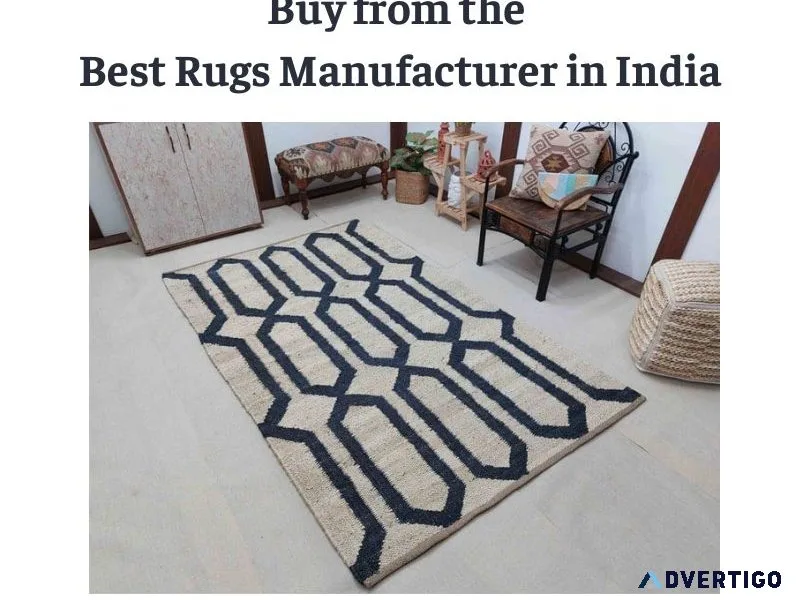 Buy from the best rugs manufacturer in india