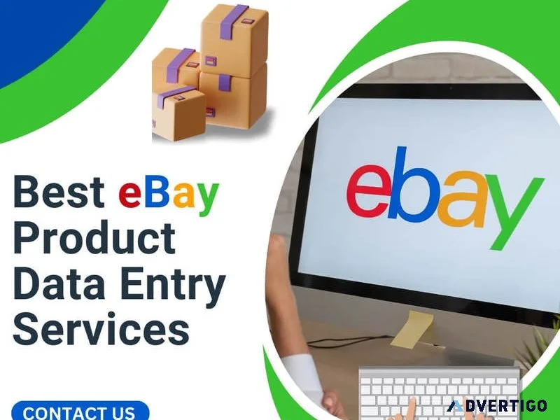 Best ebay product data entry, listing, upload services