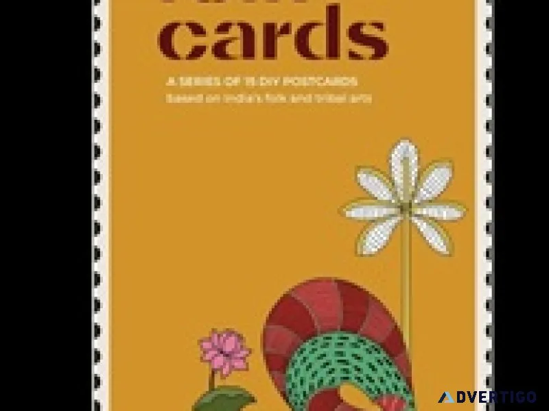 Buy folk art postcard book online | Indian Art Collection