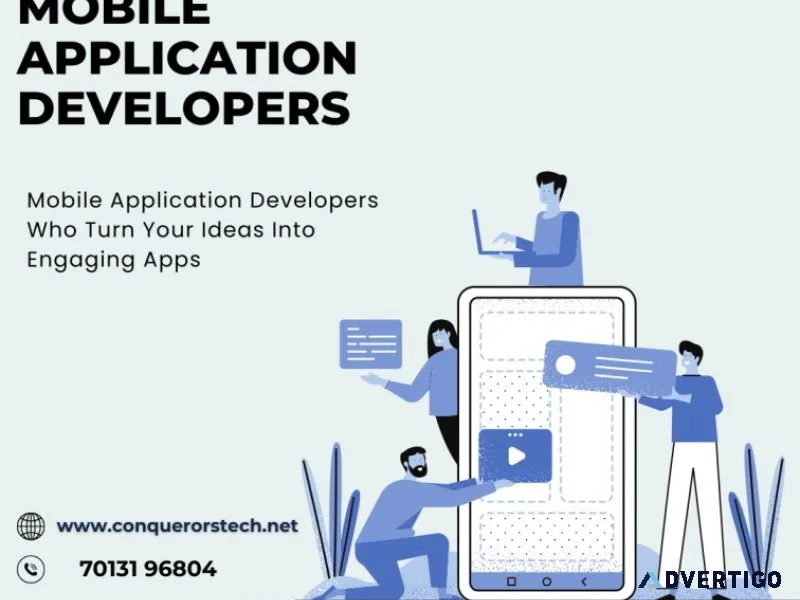Mobile application developers in hyderabad|7013196804| conqueror
