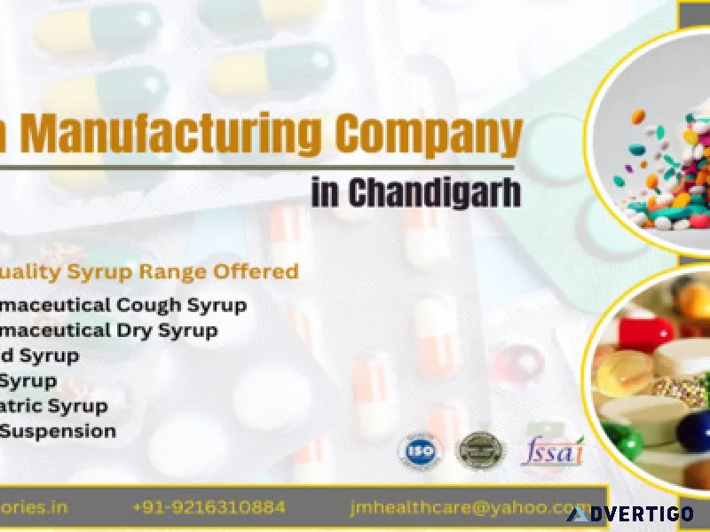 Third party pharma manufacturing companies in chandigarh