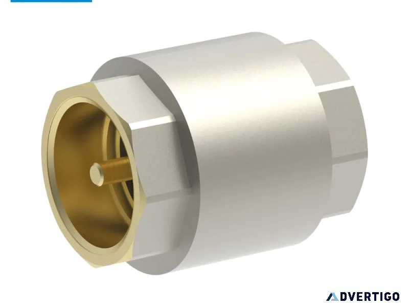 Top-quality brass non return valve – trusted since 1965 by lubi