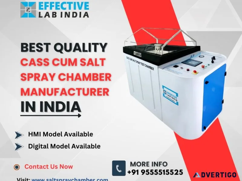 Reasonable salt spray test chamber manufacturer in india