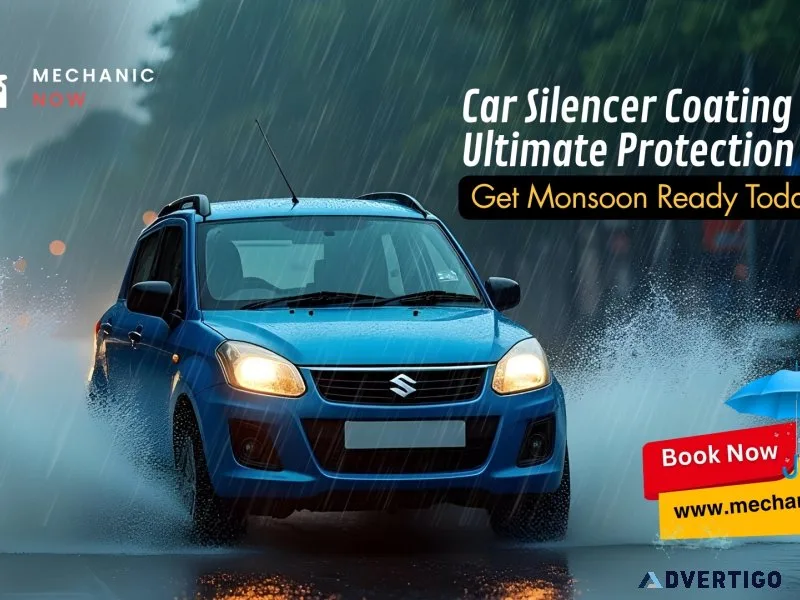 Essential monsoon service: car silencer coating