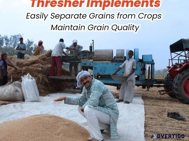 Find thresher machines for single or multi crops