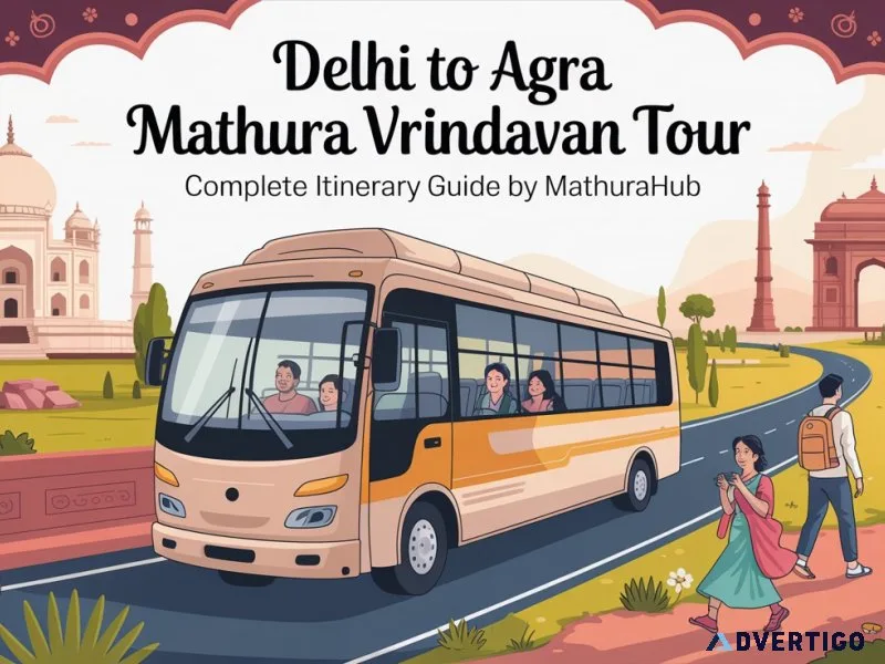 Best delhi to agra mathura vrindavan tour package deals