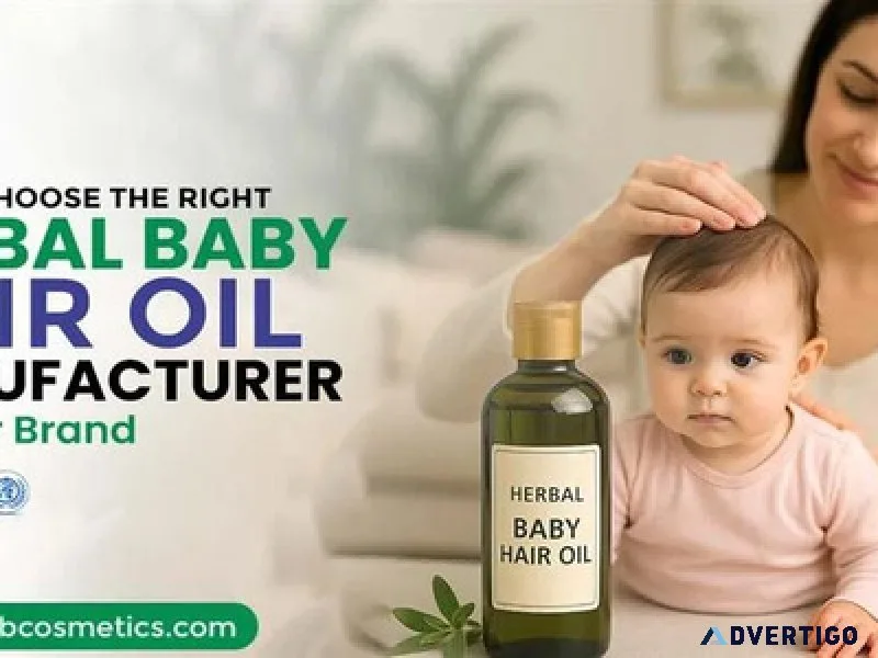 Herbal baby hair oil manufacturer in india