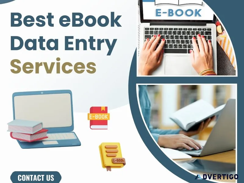 Outsource ebook/book data entry services in india