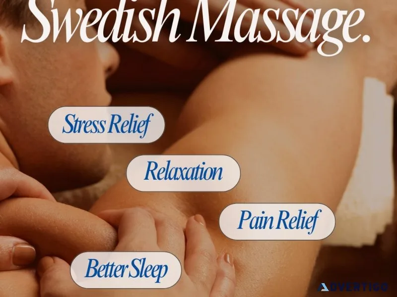 Say goodbye to stress with a professional swedish body massage –