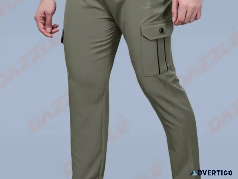 Buy stylish cargo pants for men online in india | dazzle sports