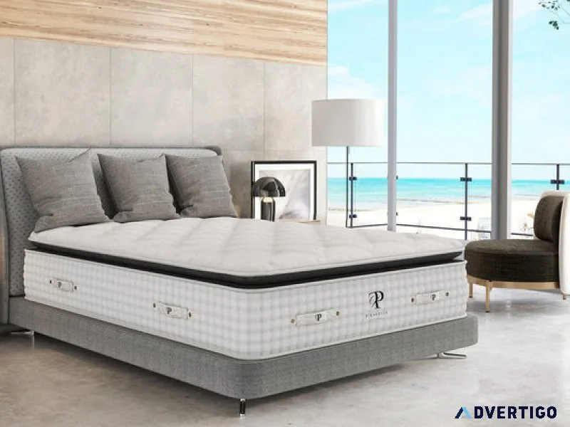 Experience pure comfort with our natural latex bed