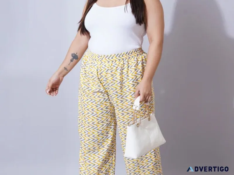 Stylish plus size palazzos for effortless comfort – u&f