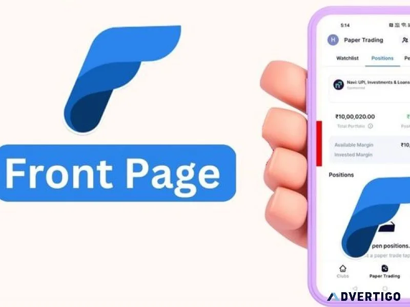 Frontpage paper trading – paper trading app guide