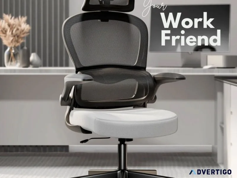 Ergonomic home office chair – supportive & stylish
