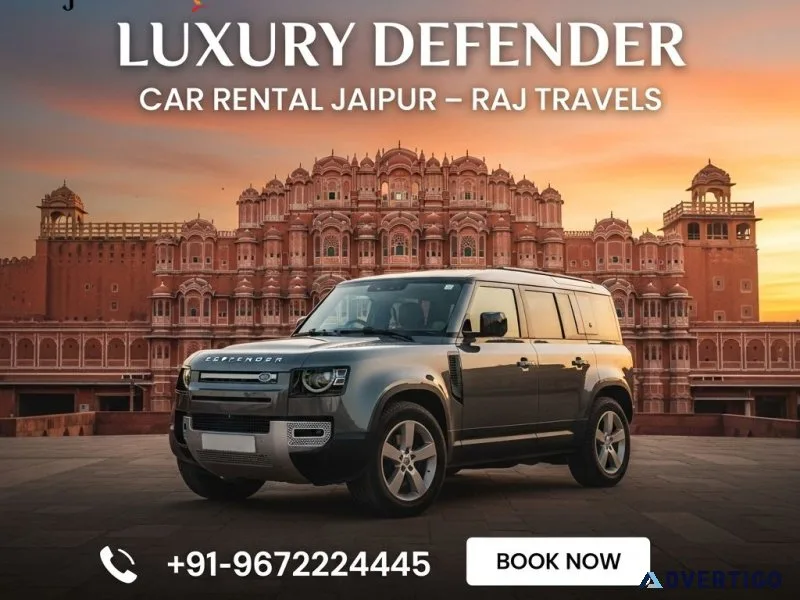 Luxury defender car rental jaipur – raj travels