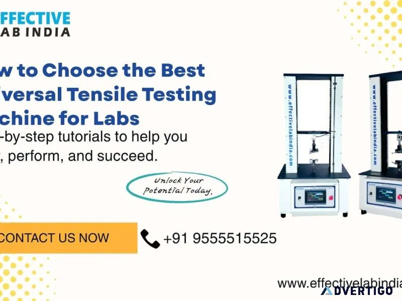 Why you need: a universal tensile strength tester
