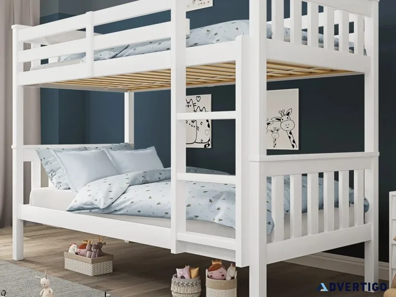 Double bunk bed for kids – space-saving, safe, and stylish
