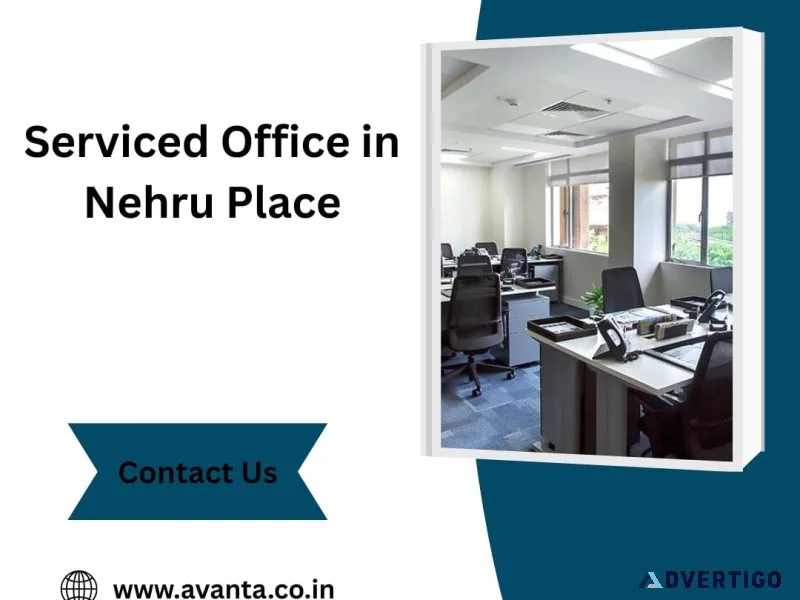 Serviced office in nehru place
