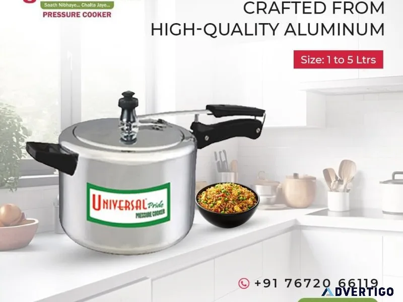 Aluminium pressure cooker manufacturers in india