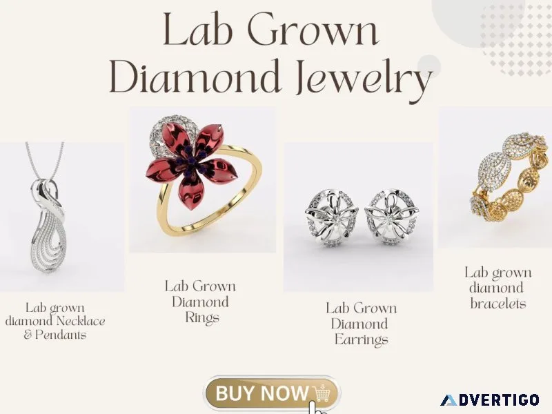 Buy luxury lab grown diamond jewelry online