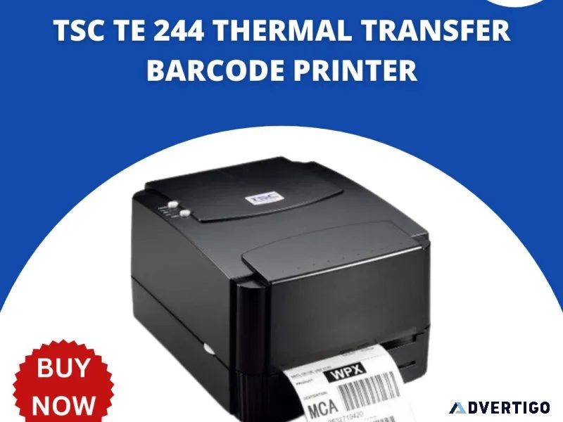 Tsc te 244 printer 203 dpi – ideal for bulk label printing