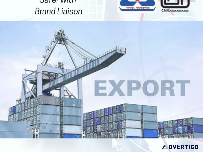 Top bis certification service provider for exports to india