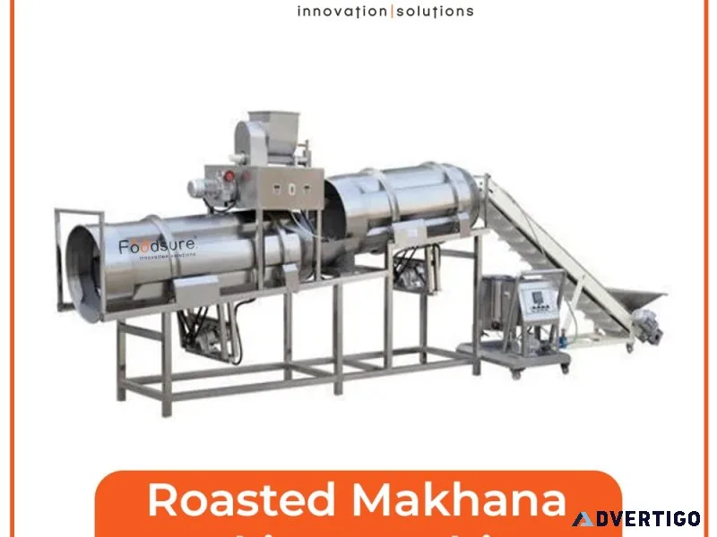 The ultimate industrial makhana roasting machine