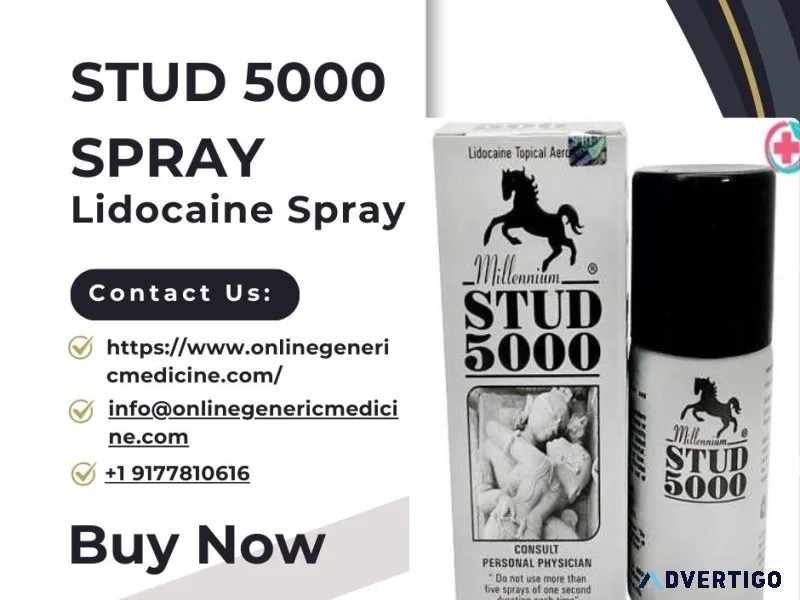 Boost stamina with stud 5000 spray | at online generic medicine