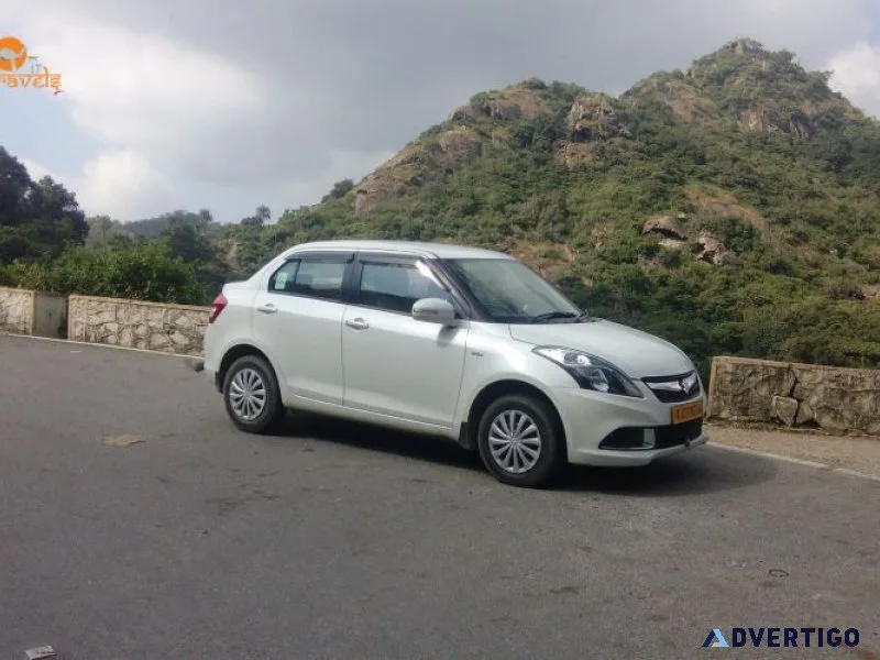 Book swift dzire car rental in jaipur with raj travels