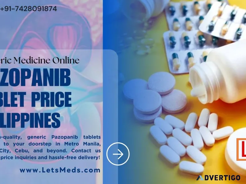 Pazopanib tablet price online philippines