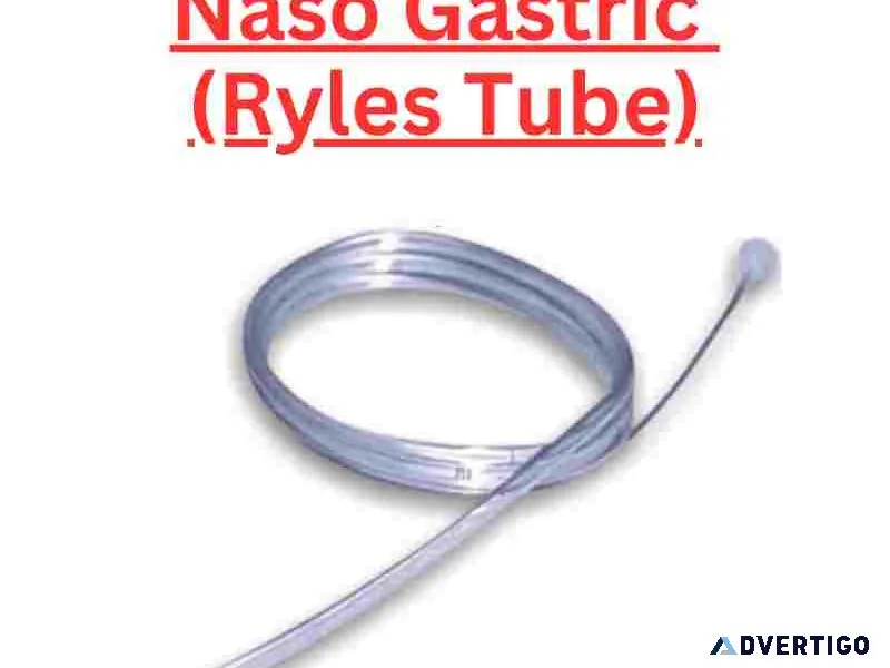Medical-grade nasogastric tube for hospitals