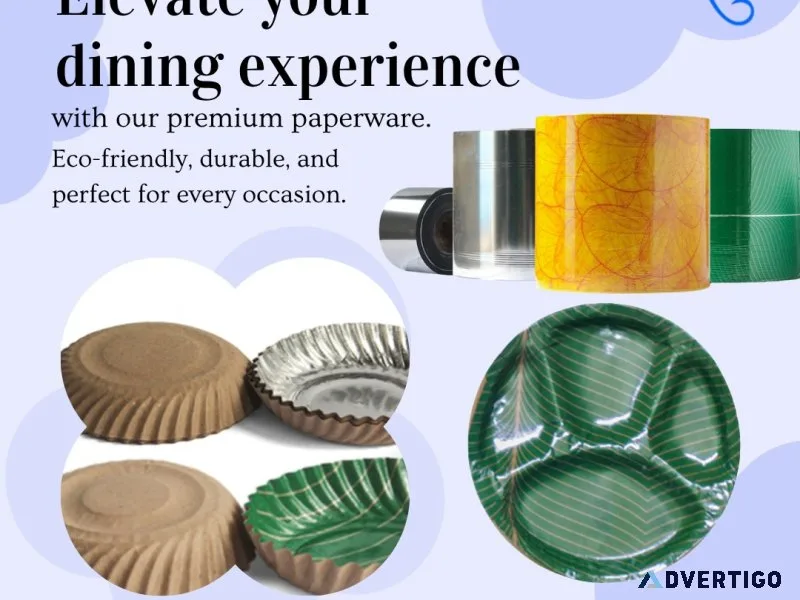 Paper plate raw material provider in pune, maharashtra