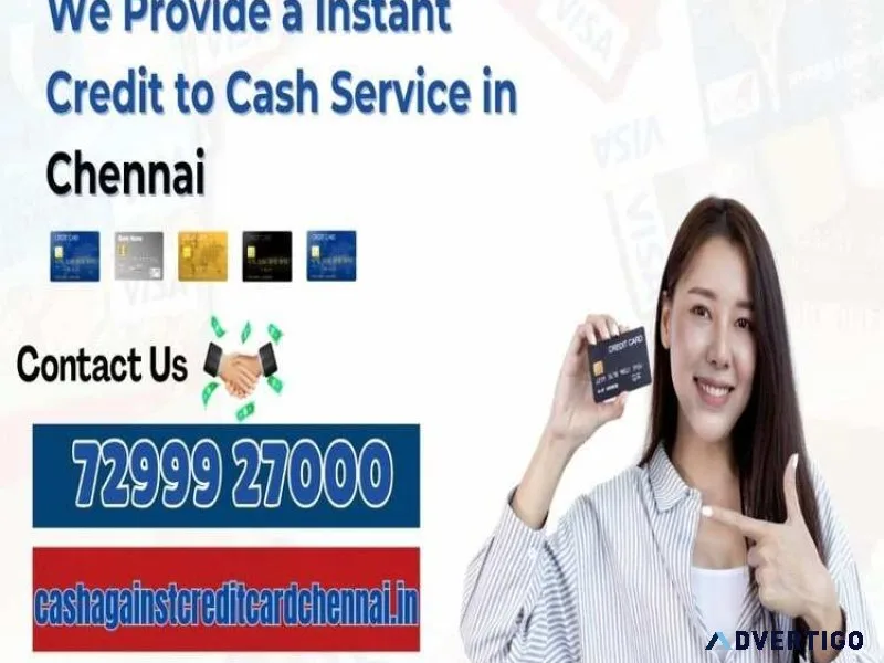 Instant credit card to cash service in chennai