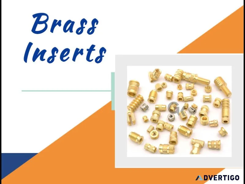 Manufacturer and supplier of brass inserts for plastic