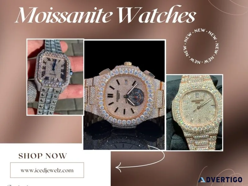 Buy luxury moissanite watch online at good prices