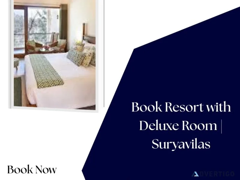 Book resort with deluxe room