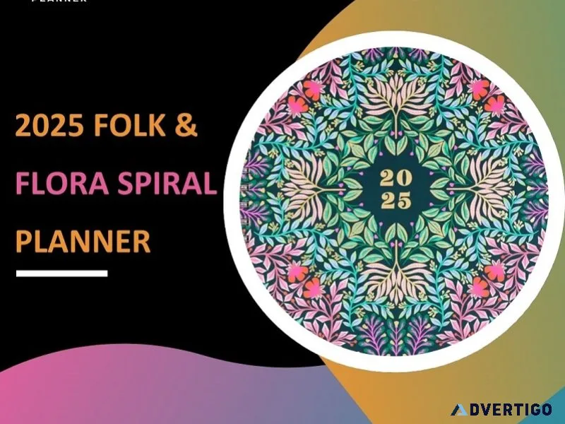 Big 2025 spiral happy planner for home school or office use