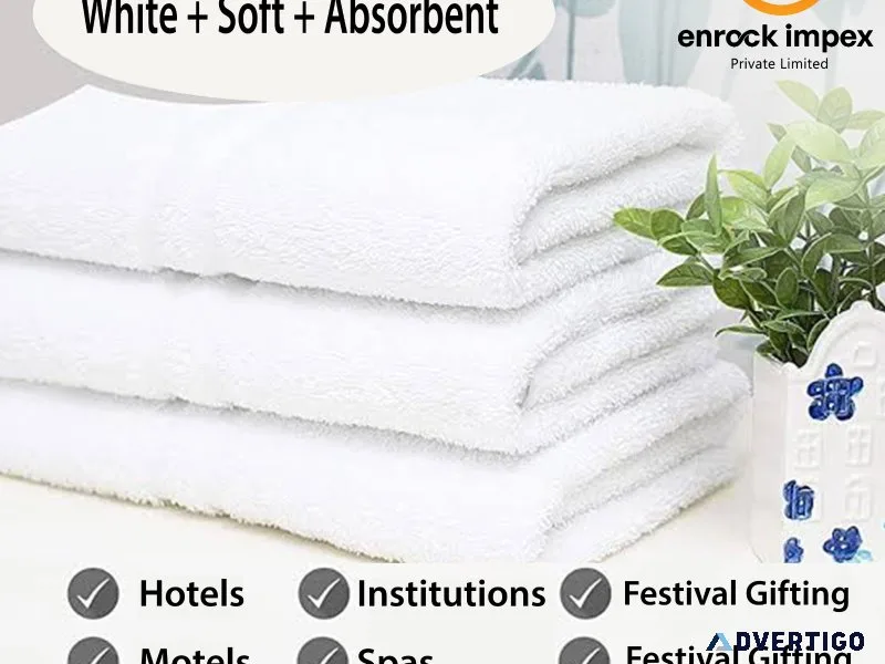 Top manufacturer and supplier of towels in india - enrock impex