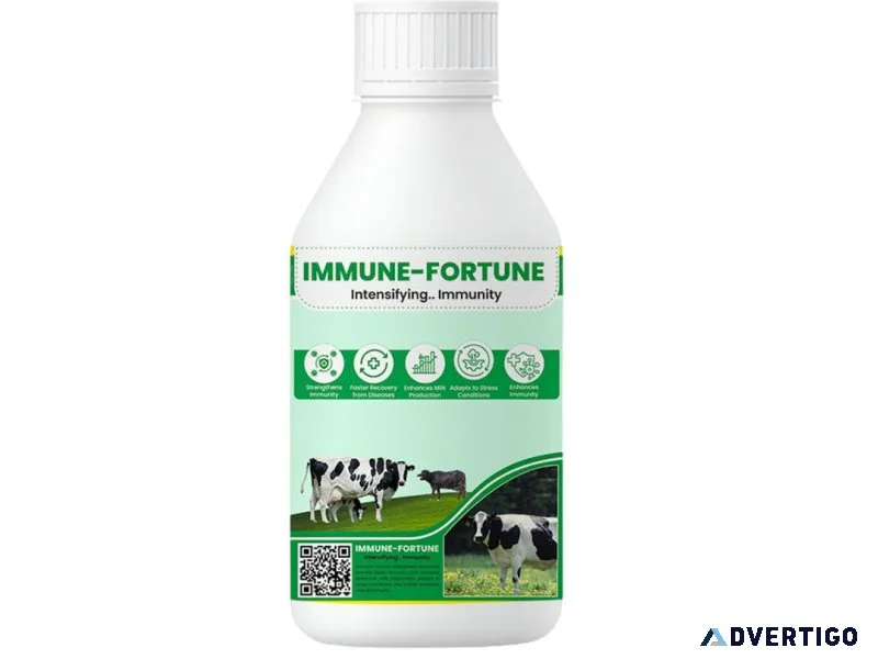Natural cattle disease prevention with immune fortune